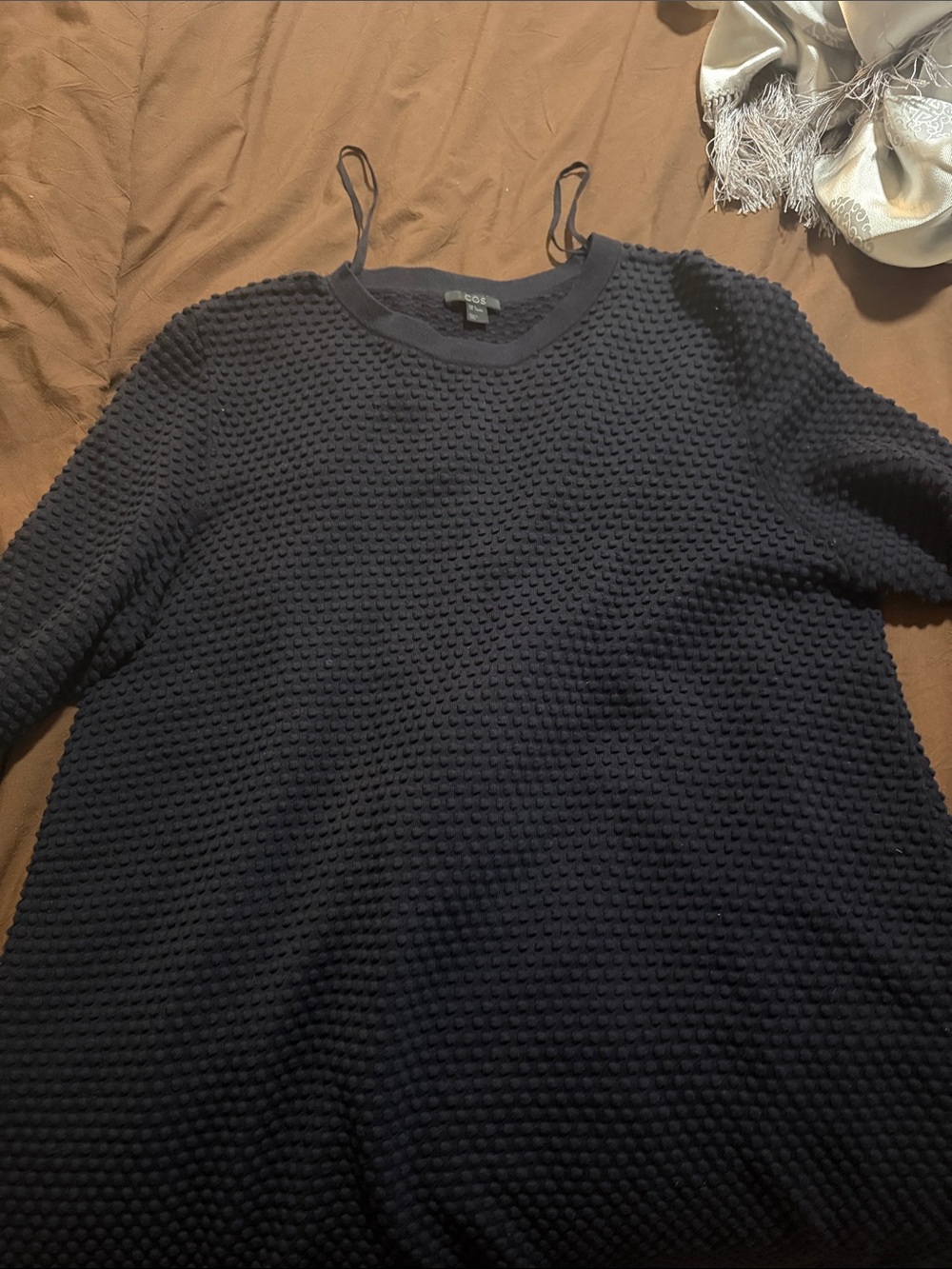 COS Textured Crewneck Sweater
